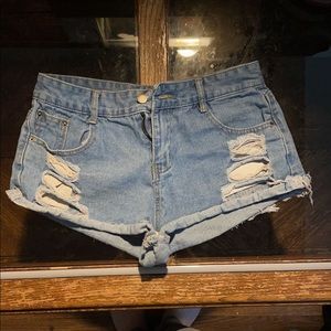 Jean shorts from Shein